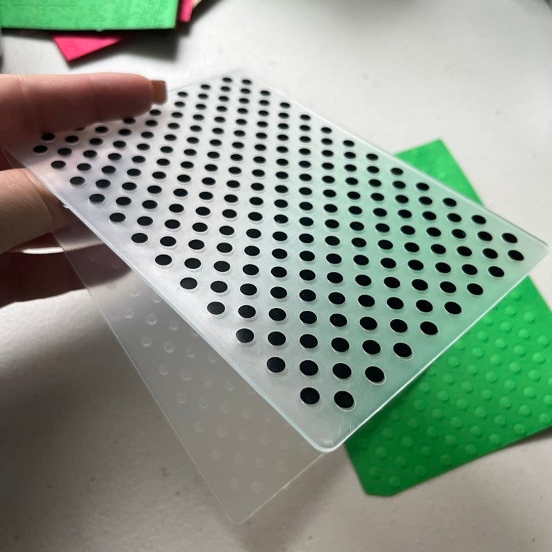 Dots Embossing Folder, Background Embossing Folders, Paper Embossing