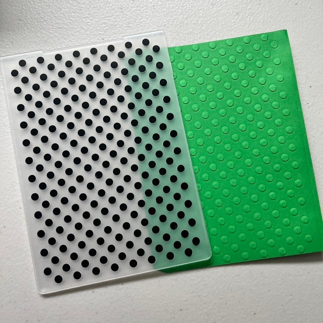 Dots Embossing Folder, Background Embossing Folders, Paper Embossing