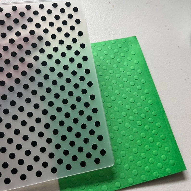 Dots Embossing Folder, Background Embossing Folders, Paper Embossing