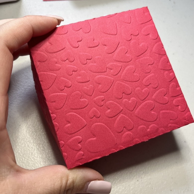 Hearts Embossing Folder Background Embossing Folders Paper Etsy