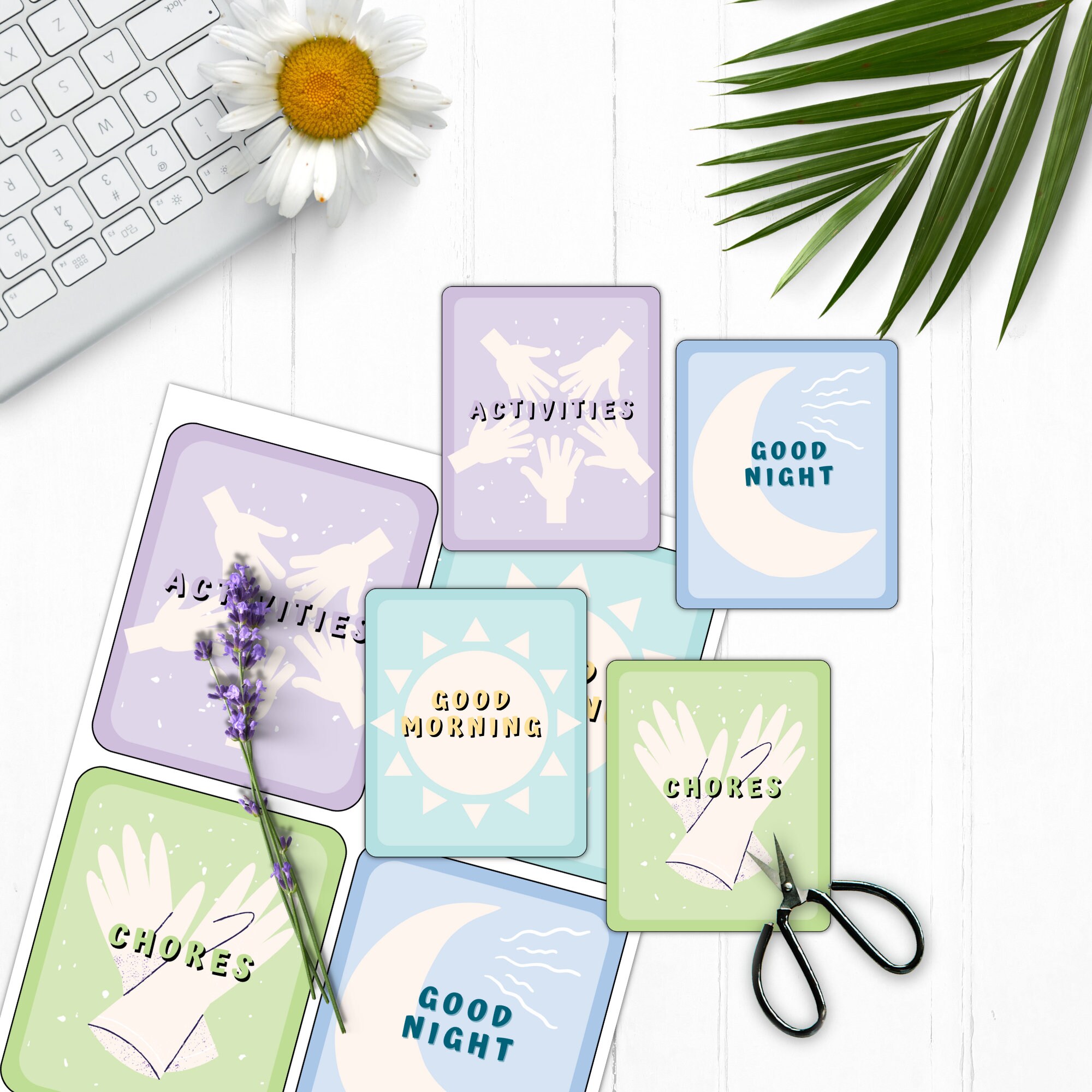 Routine Cards for Kids | Routine Cards Toddler | Chore Cards for Kids ...