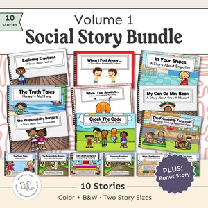 Social Stories Bundle | Social Stories Hitting | Making Friends Social Stories | Behaviour Social Stories, Special Education