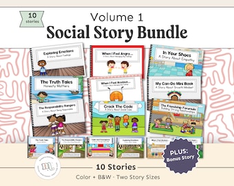 Social Stories Bundle | Social Stories Hitting | Making Friends Social Stories | Behaviour Social Stories, Special Education