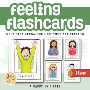 Emotion Flashcards, Feelings Flashcards, Calm Down Corner, Feelings Poster, Emotions poster, Social Emotional Learning, Zones of Regulation