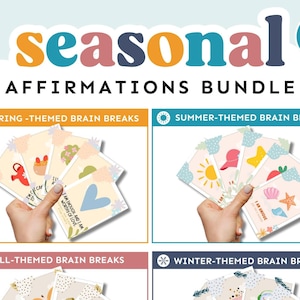 Affirmation Cards Printable, Positive Affirmations For Kids, Summer Affirmations,  Confidence cards, Kids Self Love, Digital download