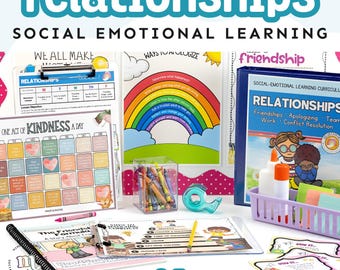 Relationships SEL Unit | Friendship Activities| Healthy vs Unhealthy Relationships | SEL | Social Skills