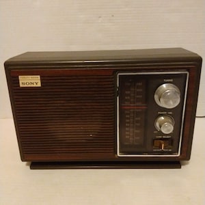 Vintage Sony Fm Am 2Band Radio Model ICF-9630W High Fidelity Sound