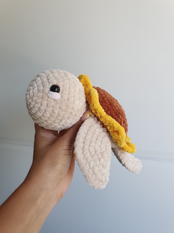 Gehaakte Zonnebloem Schildpad| Gehaakte knuffel| Knuffeldier| Knuffel| Gehaakt dier| Gehaakte knuffel| Amigurumi| Zonnebloem op maat