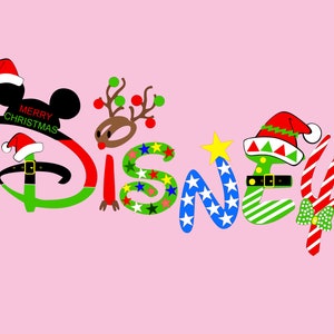 Mickeyy and Christmas  Svg Bundle, Mickey and Christmas  Png Bundle, Cricut, Layered by Color, Cutting File