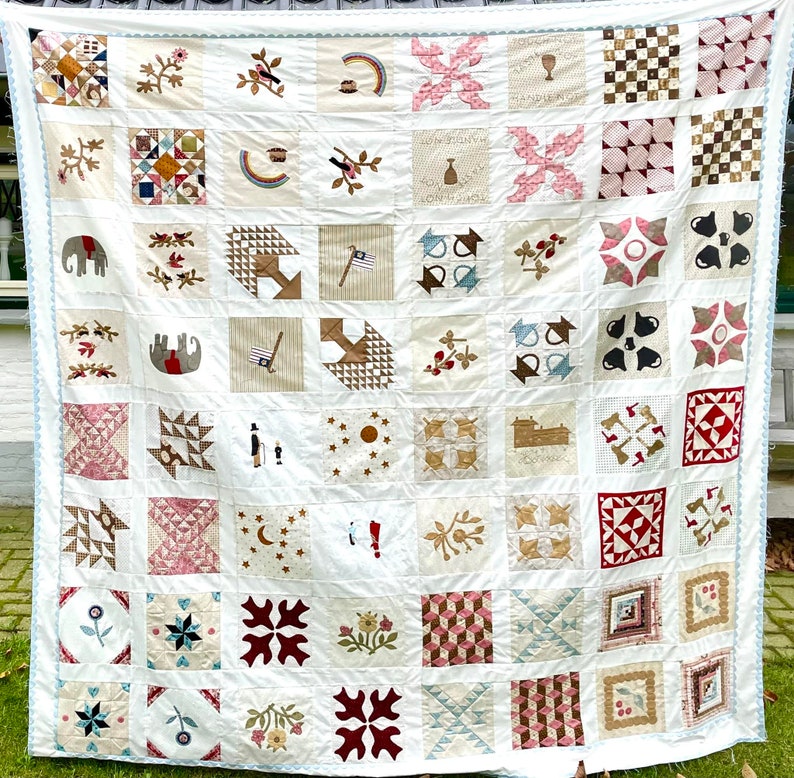 Dorry's Vriendinnen Quilt maand 1 afbeelding 1