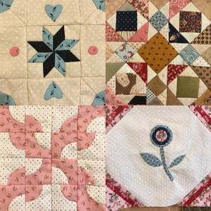 Dorry's Vriendinnen Quilt maand 1 afbeelding 2