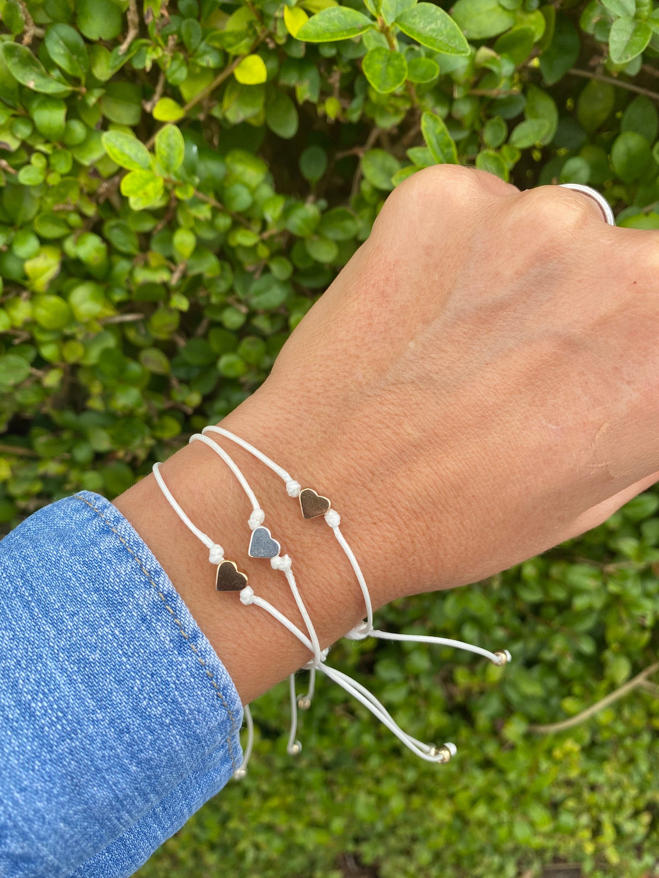 Silver Lockit Bracelet, Silver and Blue Polyester Cord - Categories