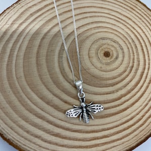 Sterling Silver 925 Hallmarked bumblebee honey bee Pendant Necklace 16 inch 18 inch 20 inch