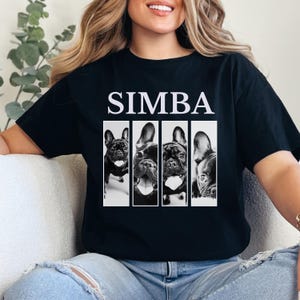 Custom Dog or Cat Portrait T-Shirt – Personalized Gift for Woman, Perfect for Her – Unique Pet Lover Gift, Vintage Style