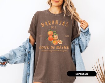 Camiseta Comfort Colors, naranjas del Golfo de México, camiseta anti-Trump comprometida, camiseta retro política sutil