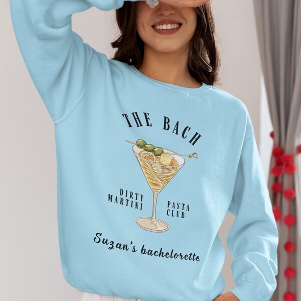 Sweatshirt Unisexe 'Dirty Martini Pasta' - Confortable et Éthique, Parfait pour Soirée Bachelorette, Coton Durable et Doux