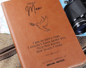 Grief Journal | Mom Remembrance Gift | Letters To My Mom Memorial Journal | Mother Sympathy Gift | Loss Of Mom | Loss Of Mother Gift