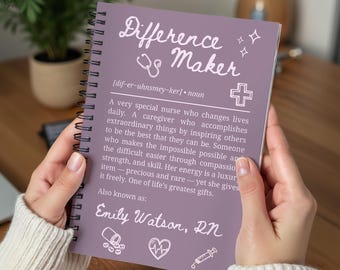 Notitieboekje 'Difference Maker': Cadeau voor verpleegkundigen