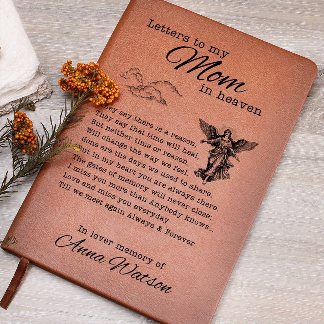 Letters to My Mom Memorial Journal | Mom Grief Journal | Loss of Mother ...
