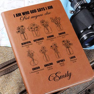 Personalized Prayer Journal for Women - God Says You Are Very Demure, Very Mindful - Christian Gift - Religious Gift for Girls