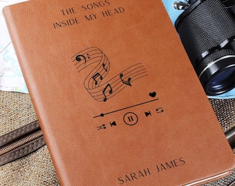 Personalized Lyric Journal Custom Songwriters Notebook Musician Song Diary Lyrical Writer Journal Writing Music Notebook Songwriting Journal