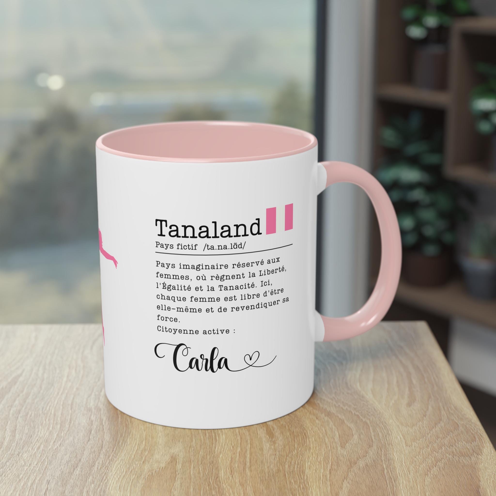 Mug Connasse Féministe Tatouée | Tasse Cadeau Colorée Girl Power