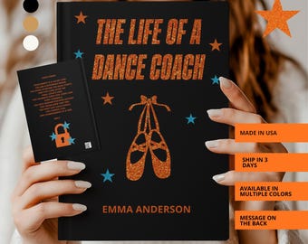 Het leven van een danscoach - Gepersonaliseerd choreografiedagboek | Cadeau voor een danscoach aan het einde van het seizoen