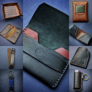 Hot sellers - Wholesale Bulk Order - Low MOQ Leather products - Minimalist Wallet, Keychain, Valet Tray, Watch straps - 40min Zoom Call