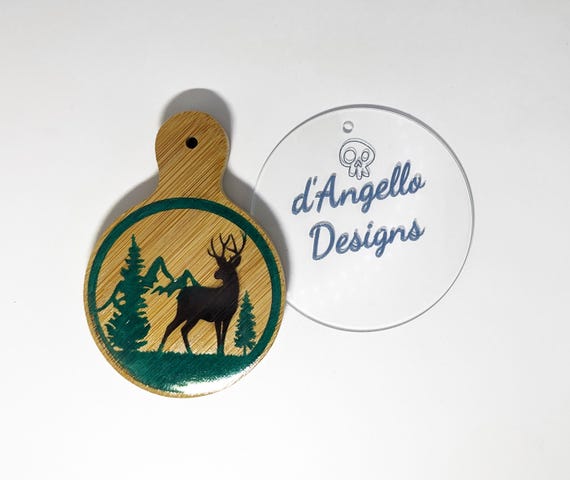Deer Engraved Bamboo Bottle Opener, Ideal for Nature and Outdoors Lovers, Magnetic Deer Bottle Opener ,a Practical Addition to Your Home