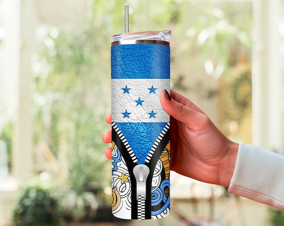 Show your love for Honduras with this 20oz custom tumbler - the perfect gift for him or her - Take a piece of Honduras with you