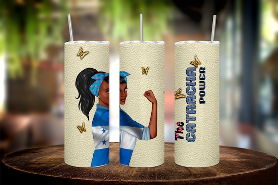 Custom 20oz Honduras Tumbler - Catracha Power - Perfect Gift for her, Catracha Pride 20oz Honduras Tumbler ,Custom Drinkware