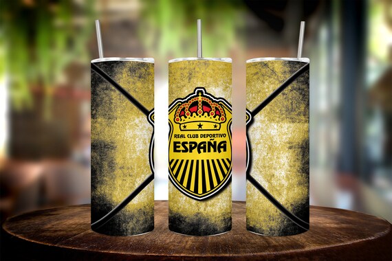 Show your love for Real Club Deportivo España with this 20oz custom tumbler, perfect for die-hard fans, a game day essential, Real españa