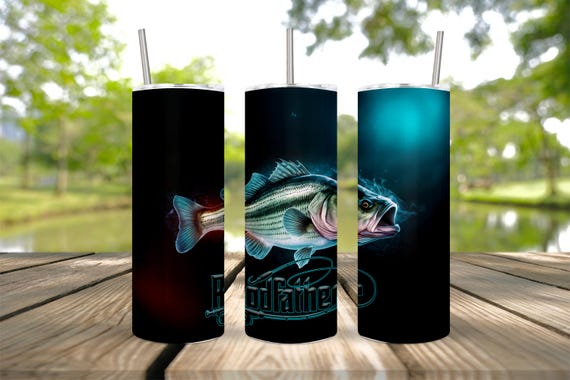 Rodfather 20oz Tumbler Wrap – Perfect for Fishing Enthusiasts and Outdoor Adventures –  The Perfect Gift for Passionate Fishermen
