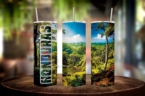 Adventure awaits with our Honduras 20oz Tumbler Wrap - a must-have for any adventurous soul