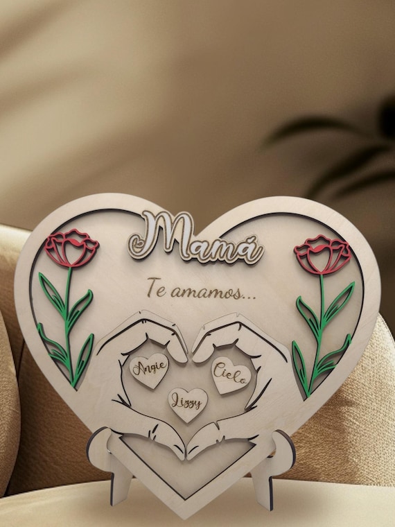 Engraved Wooden Gift for Mother’s Day – Personalize Her Special Moment with Lasting Sentiment