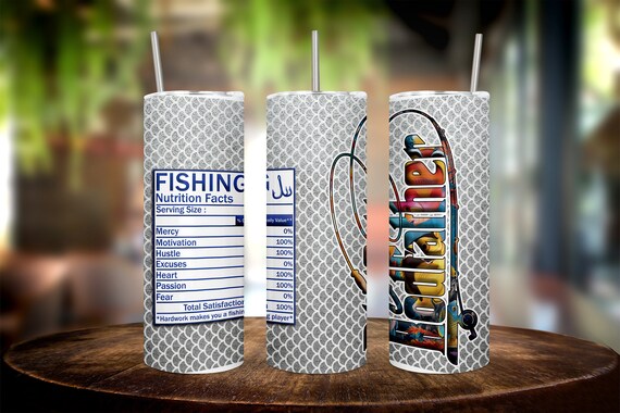 The Rodfather 20oz Tumbler Wrap - A Sleek Gift for Him, Make Dad Feel Like a Boss with The Rod Father 20oz Tumbler Wrap