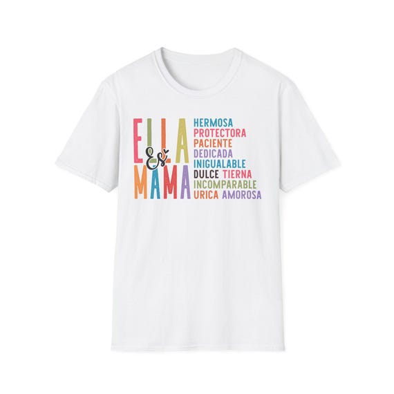 Colorful Design T-Shirt for Moms | Gift for Mother's Day, Birthday Gift, Unisex Tee for Mother's Love, Family Matching