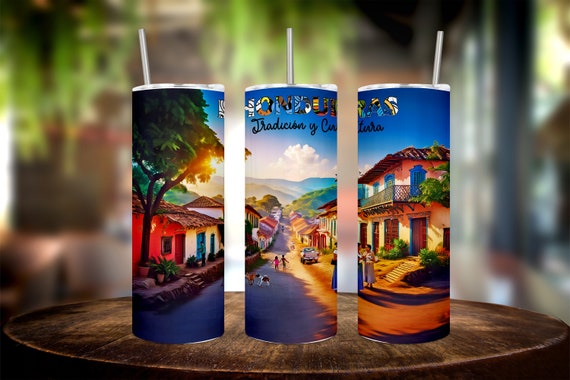 Fabulous 20oz Honduras Tumbler Wrap - Digital Download- Perfect Gift for Her or Him - Stay stylish while sipping on your favorite drink