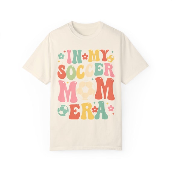 Retro Soccer Mom T-Shirt - Cute Gift for Soccer Moms, Sports Fan Apparel, Casual Summer Tee, Family Celebrations, Unique Gift Idea