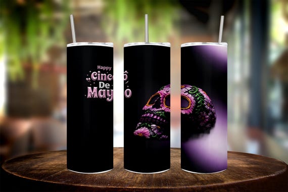 Viva Mexico 20oz Sublimation Tumbler Wrap – Celebrate Cinco de Mayo in Style with Vibrant Colors and Festive Designs!