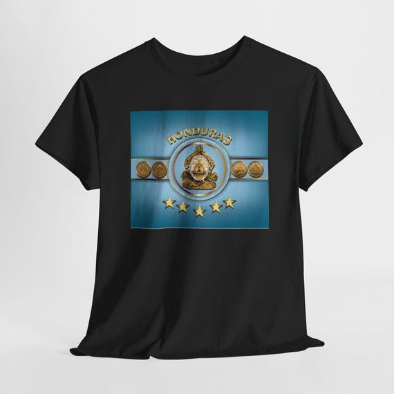 Honduras T-Shirt, Heavy cotton tee - Casual Graphic Tee for Wanderlust Souls, Central America Traveler Shirt, Adventure Lover Gift, Explore