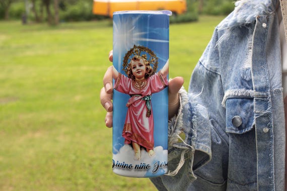 Divino Niño 20oz Tumbler Wrap, Digital Download Available, Wrap Your Tumbler in Love and Faith with Our 20oz Divino Niño Design