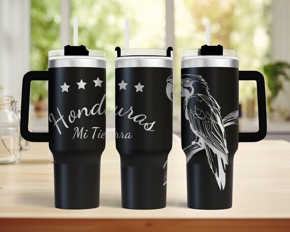 Exquisite 40oz Honduras Tumbler Design - Digital Download SVG - Luxurious Gift for Her or Him - Laser Engrave Wrap