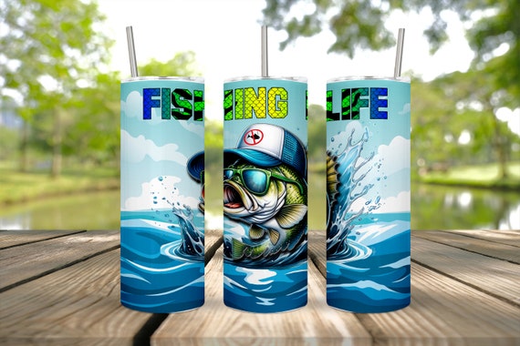 fishing tumbler wrap