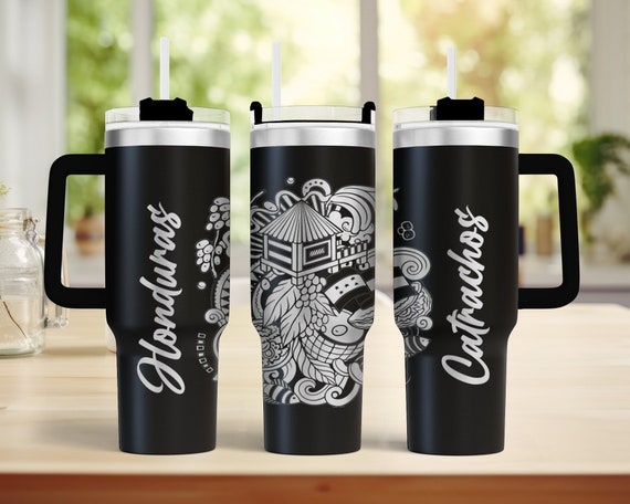 40oz Honduras Laser Engrave design - Digital Download SVG Wrap - Surprise Your Loved One with a Personalized Gift - Laser Engrave Ready