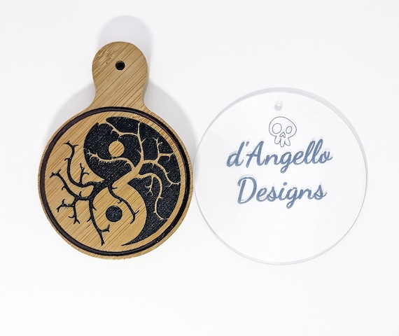 Zen-Inspired Yin and Yang Engraved Bamboo Bottle Opener – Perfect for Mindful Entertaining. Unique Yin and Yang Bamboo Bottle Opener