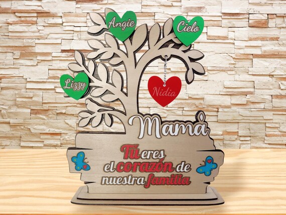 Unique Engraved Wood Gift for Moms – Timeless Personalization for Her Special Day