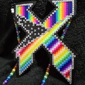 Excision Bedazzled Perler Necklace