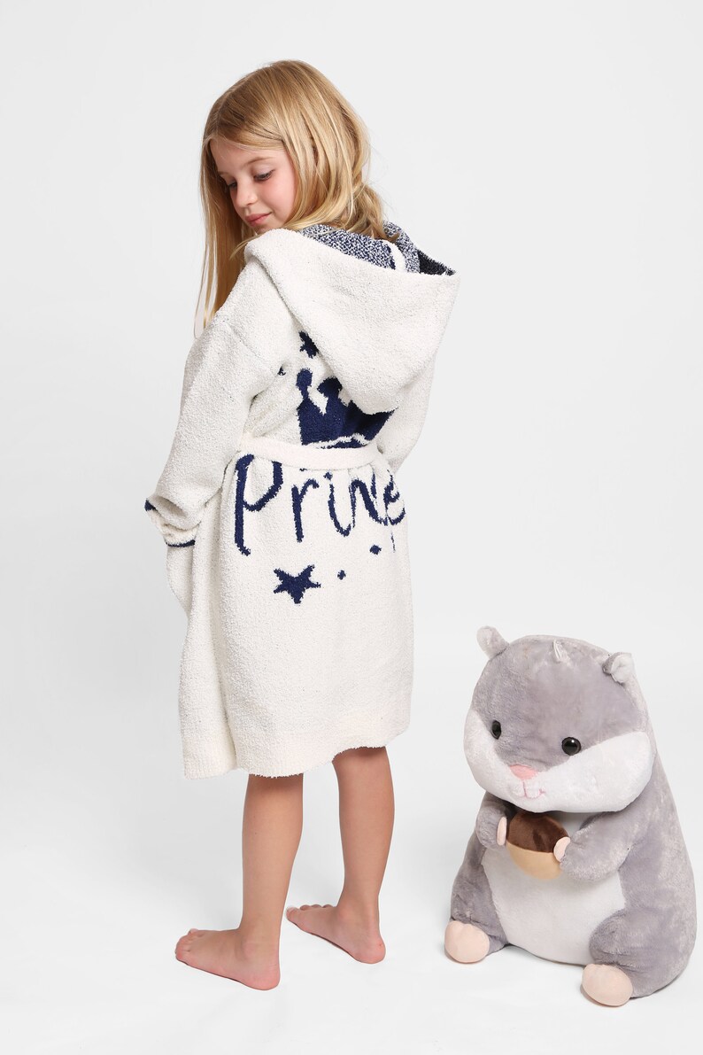 Holiday Gift Kid's Hooded Robe Soft Cozy Toddler Robes for Child Pool Cover up for Kid Bath Robe