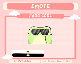 Frog Cool | Twitch  | Emote | Discord